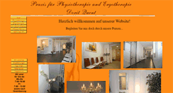 Desktop Screenshot of physiotherapie-quent.de