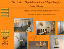 Tablet Screenshot of physiotherapie-quent.de